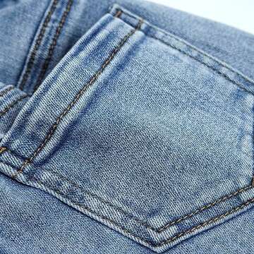 KIDSCOOL SPACE Baby Jeans - Trendy Toddler Jeans, Light Blue