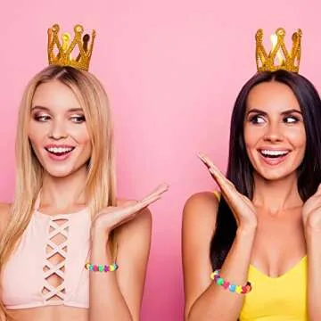 Vibrant 500 Colorful Pony Beads for Crafting Fun