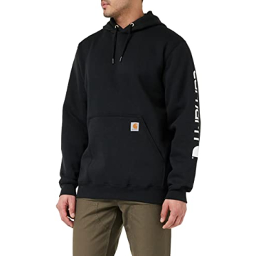 Carhartt Men's Loose Fit Midweight Logo Sleeve Graphic Sweatshirt