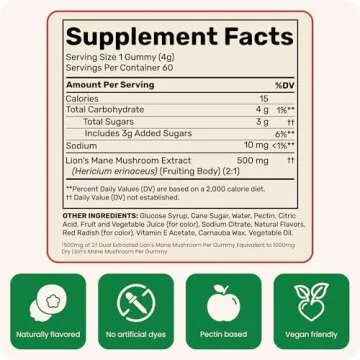 Fungies Lion's Mane Mushroom Gummies for Brain Health