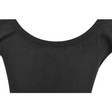 Dancina Toddler Leotard Long Sleeve Little Girls Team Basics First Gymnastics 2T Black