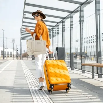 Kat Myhr Women's White Weekender Travel Bag - Luxury Design