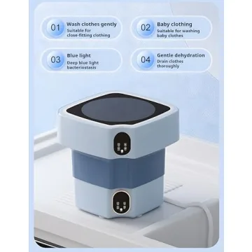 Compact 12L Mini Washing Machine for Small Clothes