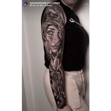 Xtreme Ink Black Magic Tattoo Ink, Experience the Enchantment of Premium Black Pigment, Smooth Application, True Colors, and Uncompromised Safety - Elevate Your Artistry with Xtreme Tattoo Inks (1 oz)