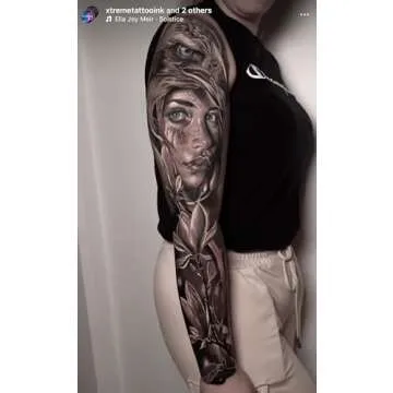 Xtreme Ink Black Magic Tattoo Ink, Experience the Enchantment of Premium Black Pigment, Smooth Application, True Colors, and Uncompromised Safety - Elevate Your Artistry with Xtreme Tattoo Inks (1 oz)