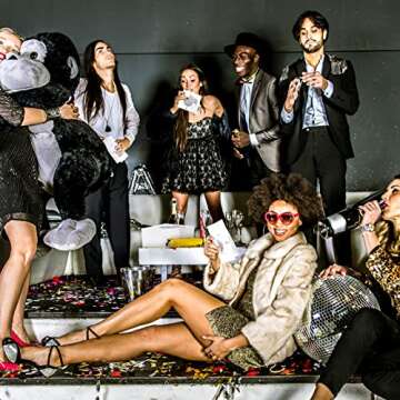 Patelai Disco Ball Napkins - 100 Disposable Party Napkins