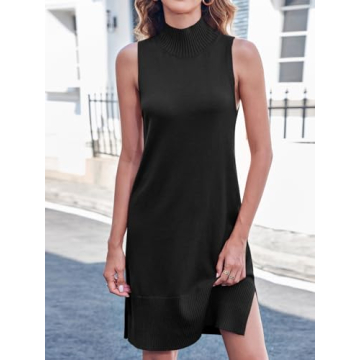 Chang Yun Sleeveless Turtleneck Sweater Dress 2024