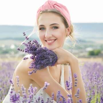 VELSCRUN Headbands, 2 Pcs Wide Knotted Hairbands for Women in Pink and Red, Satin Hair Accessories f...