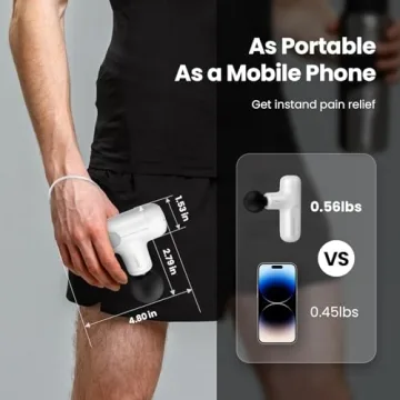 Mini Massage Gun for Athletes - Portable Deep Tissue Relief