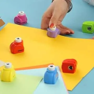 LoveInUSA Punch Craft Set, 10 Pack Hole Punch Shapes Hole Punch Shape Scrapbooking Supplies Shapes Hole Punch Great for Crafting & Fun Projects