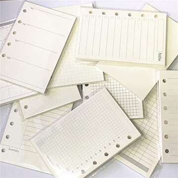 A7 Planner Inserts: 11 Packs of Versatile Refill Pages for Organizing