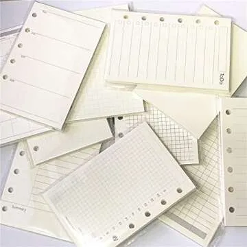 A7 Planner Inserts: 11 Packs of Versatile Refill Pages for Organizing