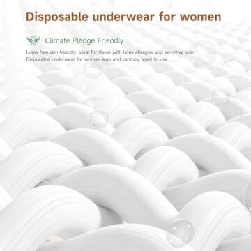 Mesh Postpartum Underwear 10 Count Disposable Panties for Women Carer C-Section Recovery Maternity B...