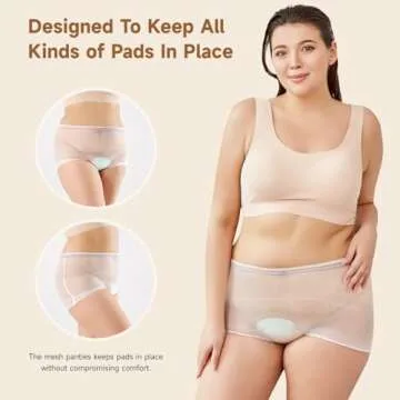 Mesh Postpartum Underwear 10 Count Disposable Panties for Women Carer C-Section Recovery Maternity Briefs Breathable,Stretchy, Soft（X-Large）