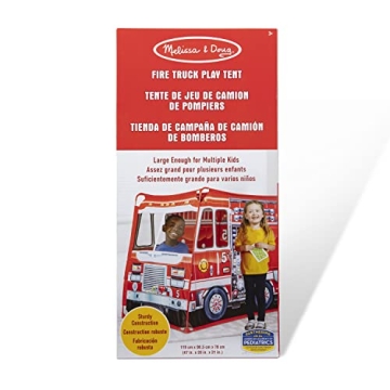 Melissa & Doug Fire Truck Play Tent for Kids Age 3+