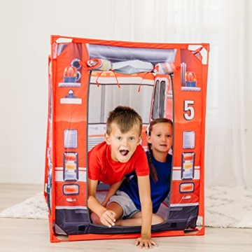 Melissa & Doug Fire Truck Play Tent for Kids Age 3+