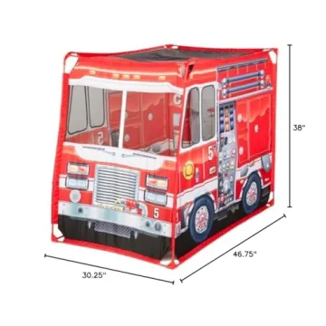 Melissa & Doug Fire Truck Play Tent for Kids Age 3+