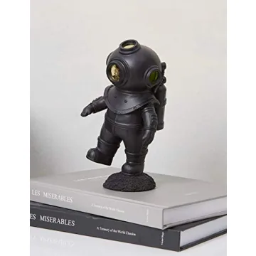 HAUCOZE Diver Sculpture Unique Polyresin Decor Gift