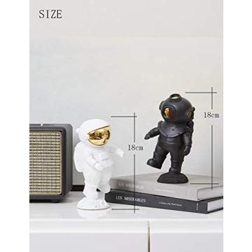 HAUCOZE Diver Sculpture Unique Polyresin Decor Gift