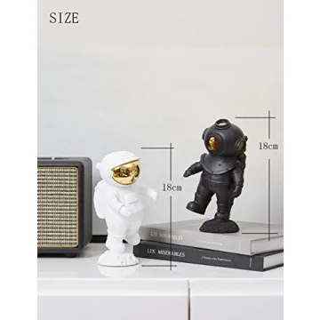 HAUCOZE Diver Sculpture Unique Polyresin Decor Gift