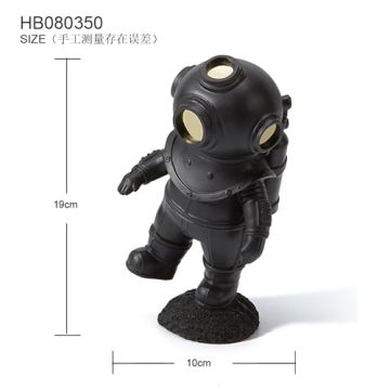 HAUCOZE Diver Sculpture Unique Polyresin Decor Gift