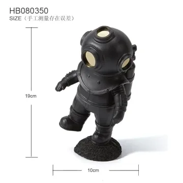 HAUCOZE Diver Sculpture Unique Polyresin Decor Gift