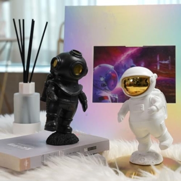 HAUCOZE Diver Sculpture Unique Polyresin Decor Gift