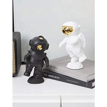 HAUCOZE Diver Sculpture Unique Polyresin Decor Gift