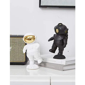 HAUCOZE Diver Sculpture Unique Polyresin Decor Gift