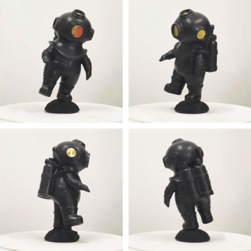 HAUCOZE Diver Sculpture Unique Polyresin Decor Gift