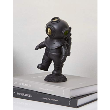 HAUCOZE Diver Sculpture Unique Polyresin Decor Gift