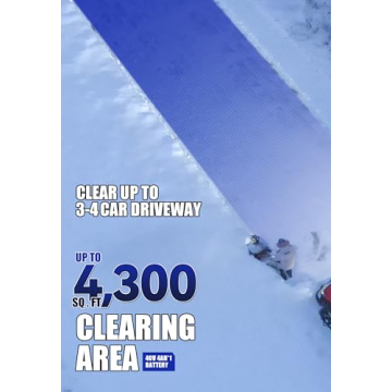 WILD BADGER POWER 40V Cordless Snow Blower for Winter