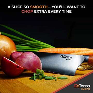 DaTerra Cucina Chef Knife - 8 Inch | Eisenrose German Steel Professional Kitchen Knives