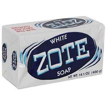 Zote White Bar Soap - Effective Stain Remover & Laundry Detergent