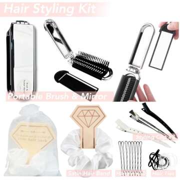 Women's Emergency Kit for Weddings 29 Essential Items for Brides Daily Use All in One Travel Kit Personal Care Survival Set for Team Bride (Queen Beige)