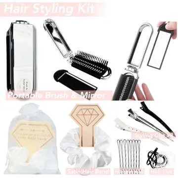 Women's Emergency Kit for Weddings 29 Essential Items for Brides Daily Use All in One Travel Kit Personal Care Survival Set for Team Bride (Queen Beige)