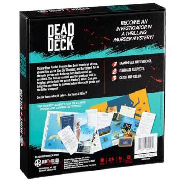 Moose Games Hunt A Killer Mystery Dead Below Deck an Immersive Murder Mystery Game Use The Realistic...