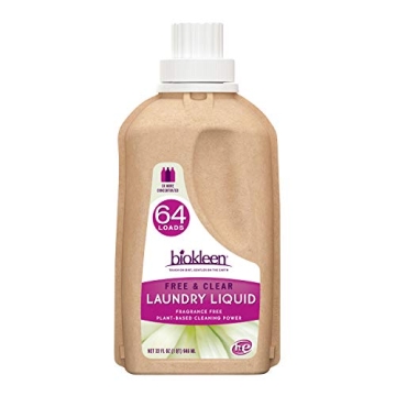 Biokleen Laundry Detergent Liquid, Concentrated, Eco-Friendly, Non-Toxic, Plant-Based, No Artificial...