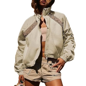 Yozazzy Womens Fuzzy Fleece Jacket - Soft, Stylish & Warm Outerwear