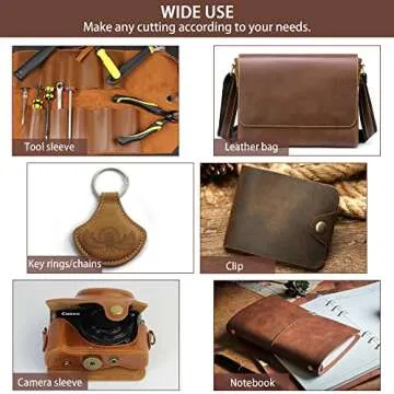 Jeereal Tooling Leather Sheets - Premium Crafting Leather