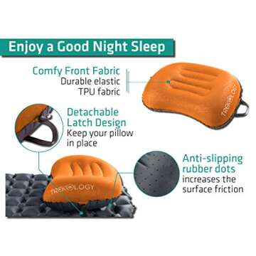 Ultralight Camping Travel Pillow for Comfort & Support