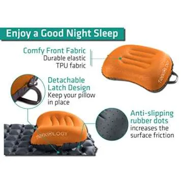 Ultralight Camping Travel Pillow for Comfort & Support