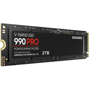 SAMSUNG 990 PRO SSD NVMe M.2 PCIe Gen4, M.2 2280 Internal Solid State Hard Drive, Seq. Read Speeds U...