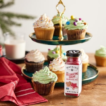 Watkins Red Decorating Sugar, Non-GMO, Kosher, 4.7 oz