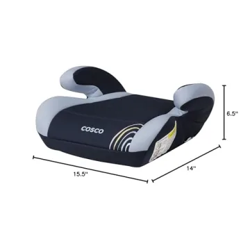 Cosco Topside Backless Booster Car Seat for Kids 40-100 lbs