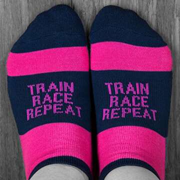 Gone For a Run Inspirational Ankle Socks for Women - Affirmation - Fun Running Socks - Runners Gifts...