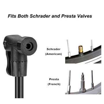 Compact Portable Bike Pump for Cyclists and Parents