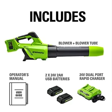 Greenworks 48V Cordless Leaf Blower Powerful Lightweight