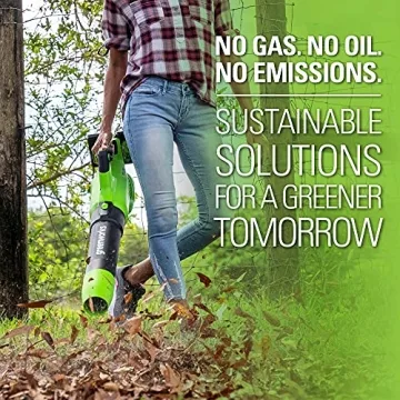 Greenworks 48V Cordless Leaf Blower Powerful Lightweight
