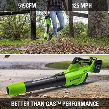Greenworks 48V Cordless Leaf Blower Powerful Lightweight